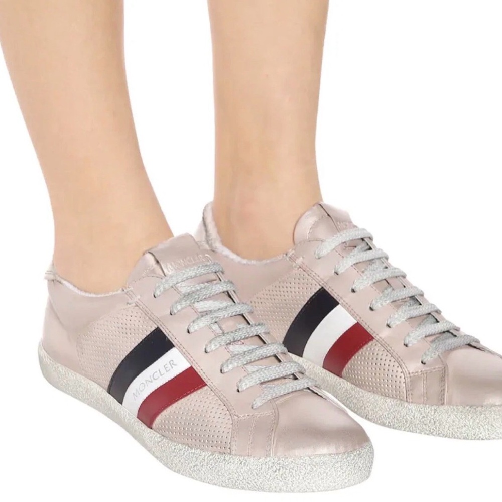 MONCLER Alyssa leather sneakers Size 39.5
